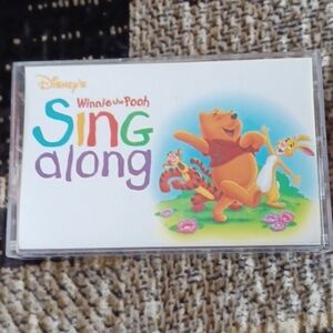 4/$30 Winnie-the-Pooh Sing Along - Music Cassette Tape